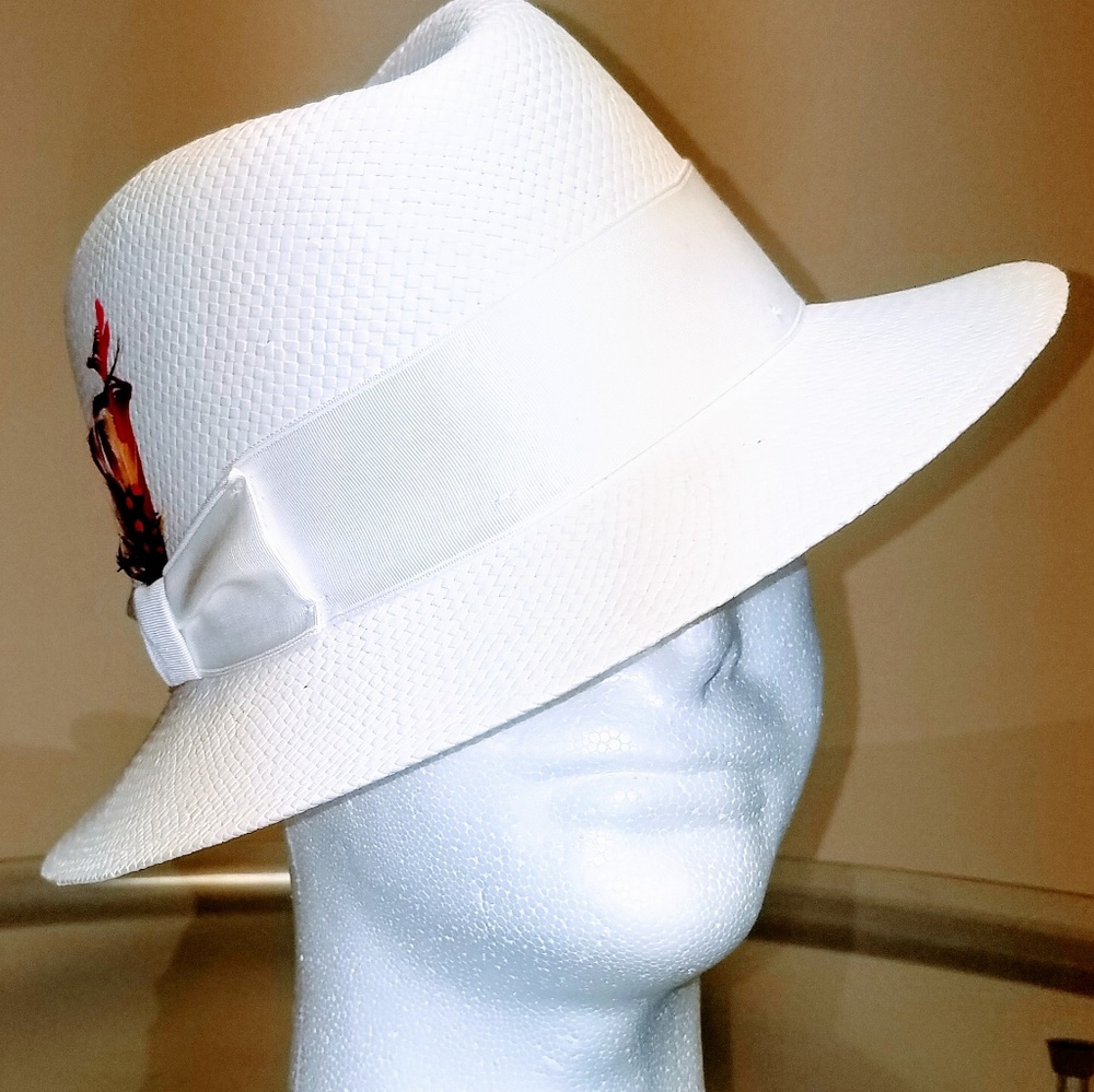 Men's Fedora Straw Hat